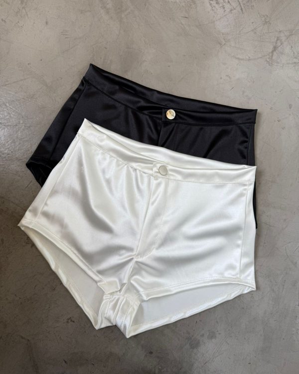 #157 Mini short saten