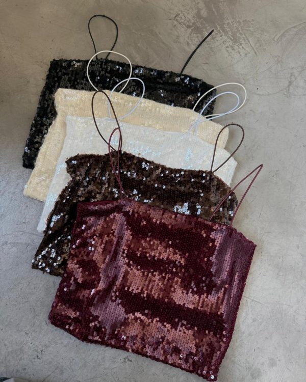 art.083 Croptop lentejuela