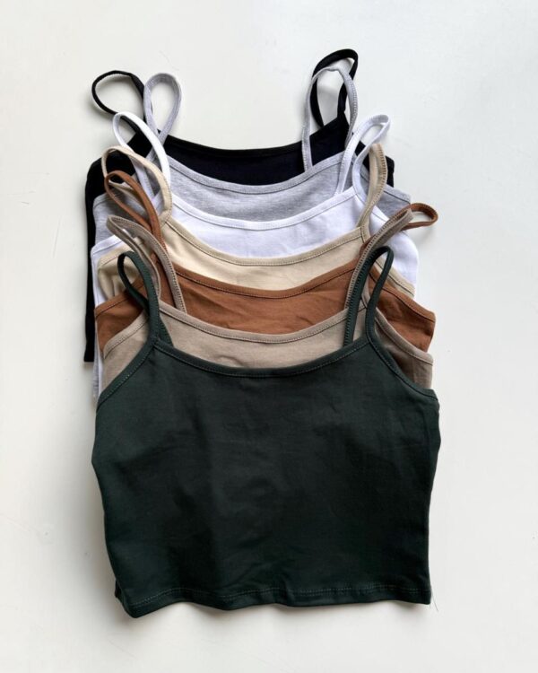 #004 Croptop algodon c/ lycra