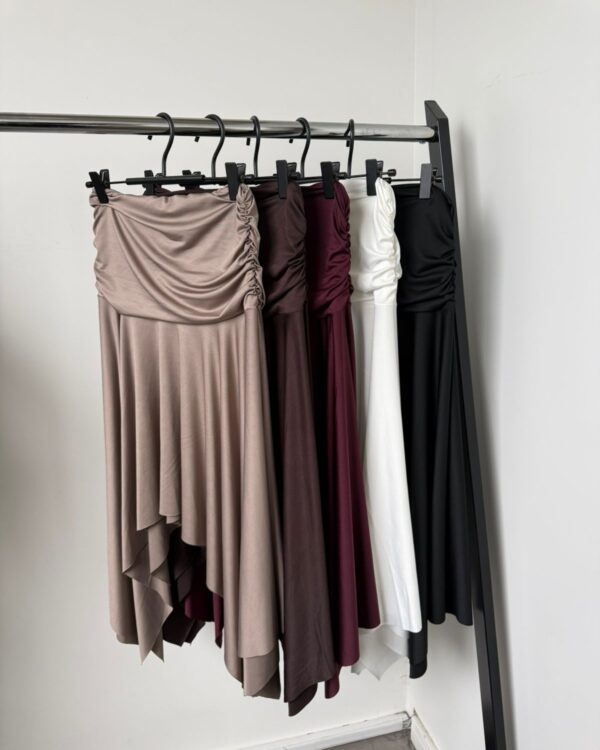 art.175 Pollera midi irregular