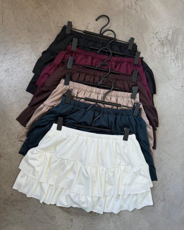 art.165 Falda volados con short interno micro