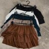 art.165 Falda volados con short interno micro