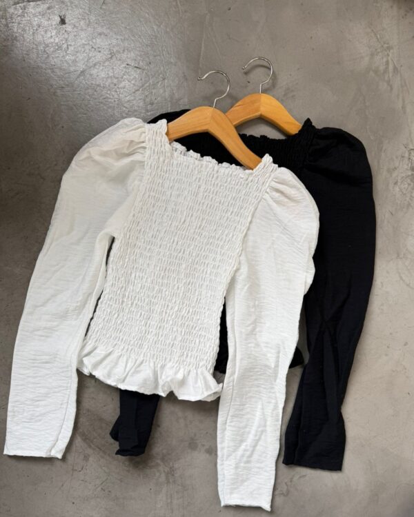 art.184 Blusa frunce liso