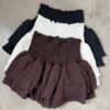 art.186 Falda con short interno cintura frunce