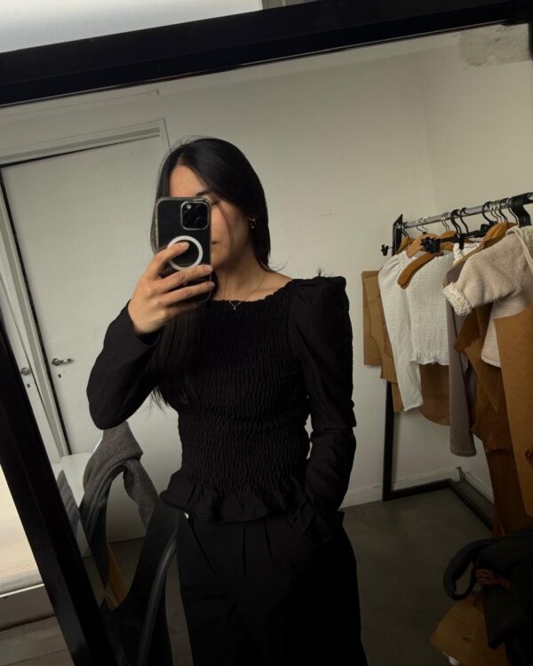 art.184 Blusa frunce liso